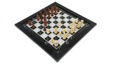 playminds 21" Professional Tournament Wooden Chess Set – High-Gloss Pedestal Edition