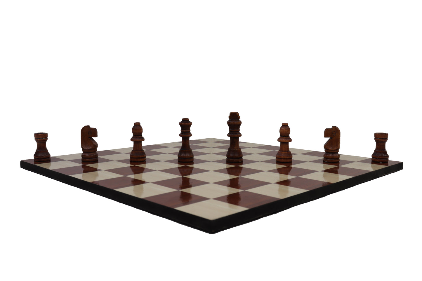 playminds 21-Inch Professional Staunton Wooden Chess Set with Tiered Pedestal Board