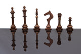 playminds Luxury Two-Tone Metal Staunton Chess Set | Polished Brass & Chrome