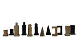 playminds Roman Empire Metal Chess Set with Artisan Floral Chest