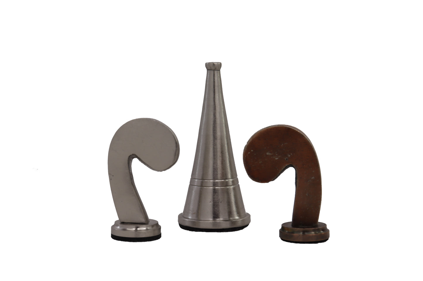 playminds 21-Inch Luxury Roman Empire Minimalist Metal Chess Set | Artisan Rosewood & Maple