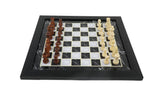 playminds 21" Professional Tournament Wooden Chess Set – High-Gloss Pedestal Edition