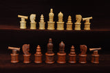 playminds 21-Inch Modernist Cylindrical Metal Chess Set | Solid Brass & Gunmetal