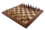 playminds 21-Inch Modernist Cylindrical Metal Chess Set | Solid Brass & Gunmetal