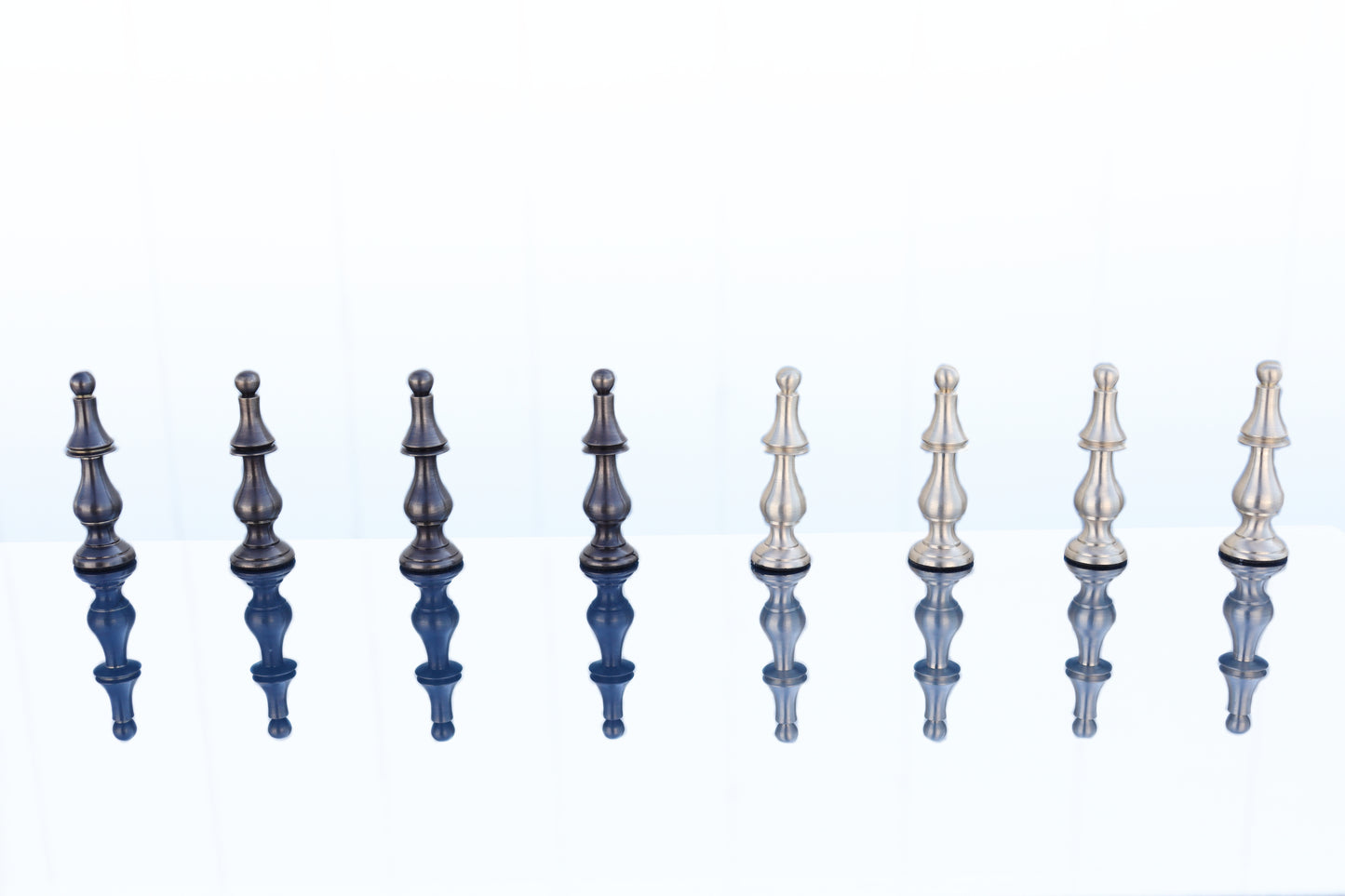 playminds 21-Inch Luxury Roman Empire Metal Chess Set | Artisan Rosewood & Maple