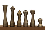 playminds Roman Empire Metal Chess Set & Artisan Carved Chest
