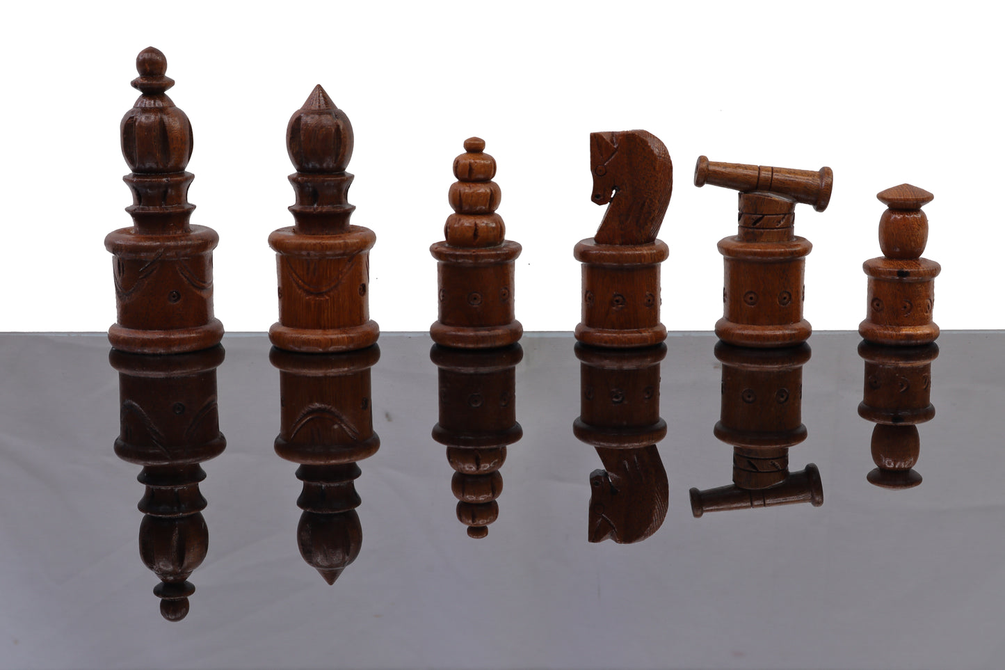 playminds 21-Inch Modernist Cylindrical Metal Chess Set | Solid Brass & Gunmetal