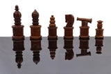 playminds 21-Inch Modernist Cylindrical Metal Chess Set | Solid Brass & Gunmetal