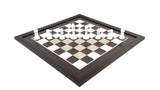 playminds 21" Grandmaster Series Ebony & Maple Wooden Chess Set – Triple-Weighted Professional Edition