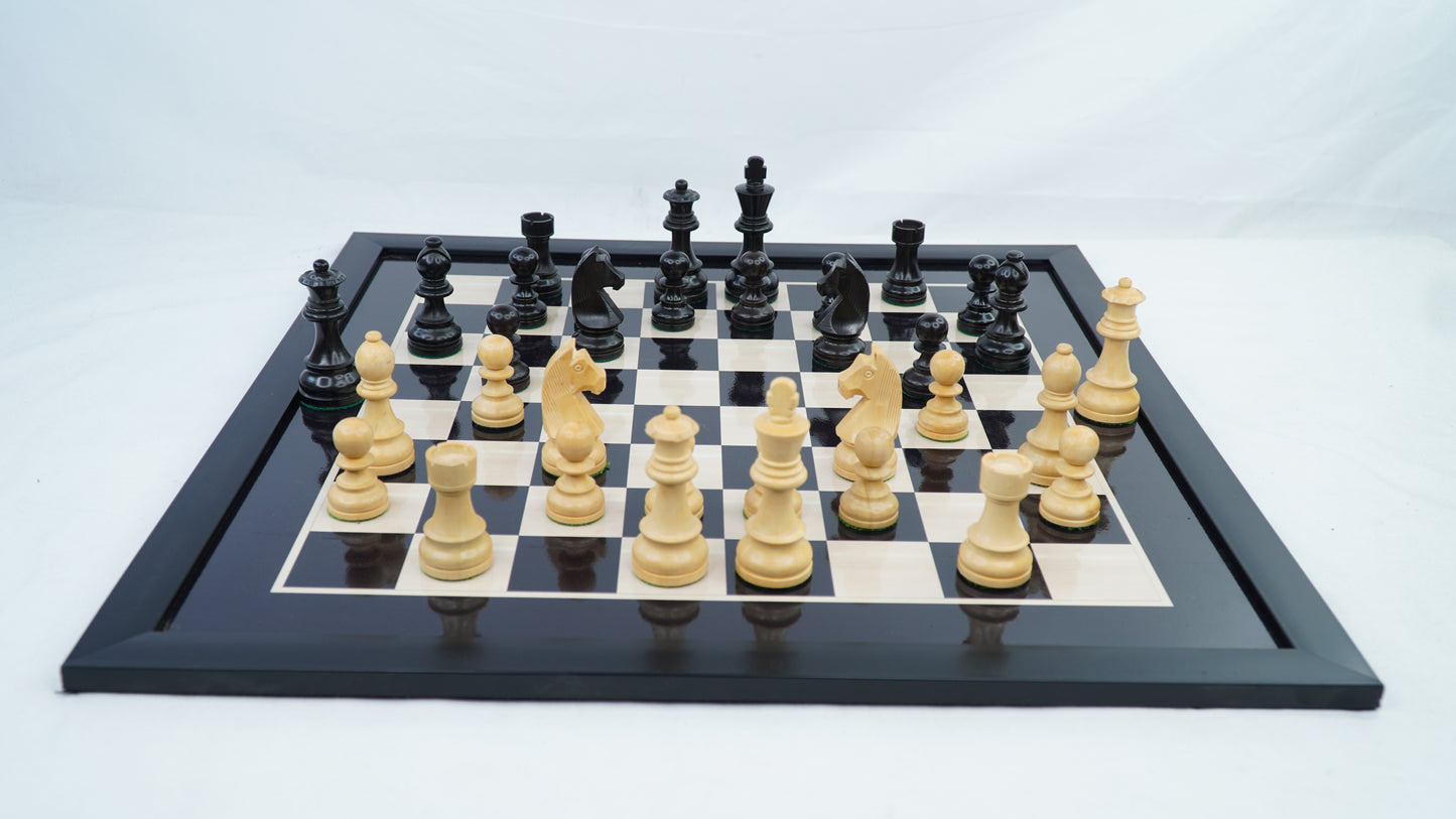 playminds 21" Imperial Gold-Series Wooden Chess Set – Professional Grandmaster Edition