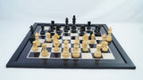 playminds 21" Imperial Gold-Series Wooden Chess Set – Professional Grandmaster Edition