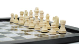 playminds 21" Professional Tournament Wooden Chess Set – High-Gloss Pedestal Edition