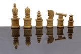 playminds 21-Inch Modernist Cylindrical Metal Chess Set | Solid Brass & Gunmetal