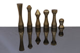 playminds Roman Empire Metal Chess Set & Artisan Carved Chest