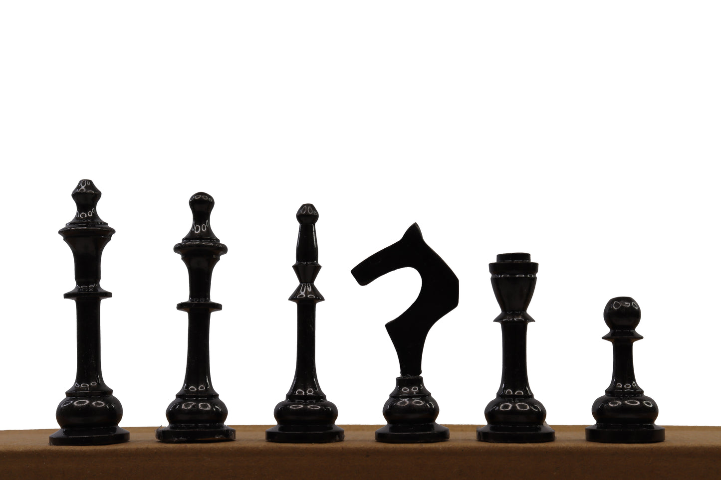 playminds Minimalist Slim-Line Metal Chess Set | Solid Brass & Gunmetal Black