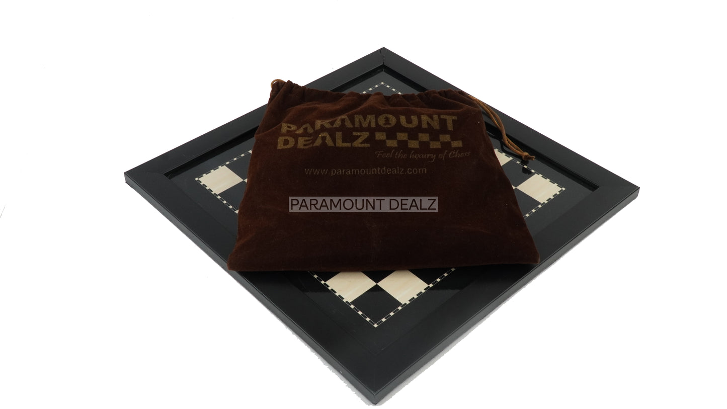 playminds 21" Signature Tournament Wooden Chess Set – Natural Grain & Staunton Series