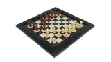 playminds 21" Signature Tournament Wooden Chess Set – Natural Grain & Staunton Series