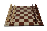 playminds 21-Inch Professional Staunton Wooden Chess Set with Tiered Pedestal Board