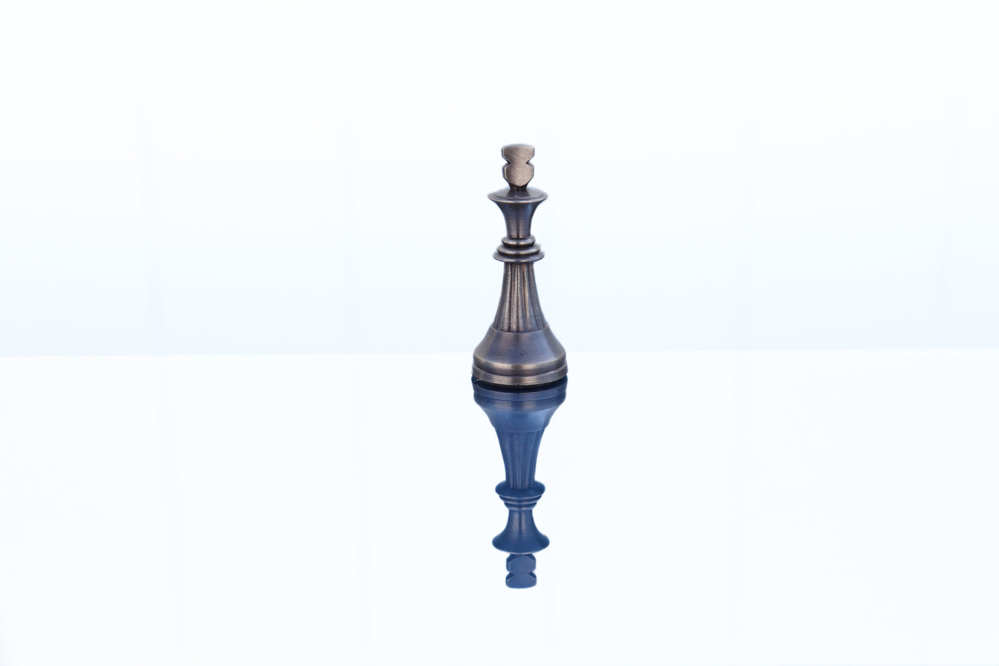 playminds 21" Luxury Roman Empire Metal Chess Set | Artisan Bud Rosewood & Maple