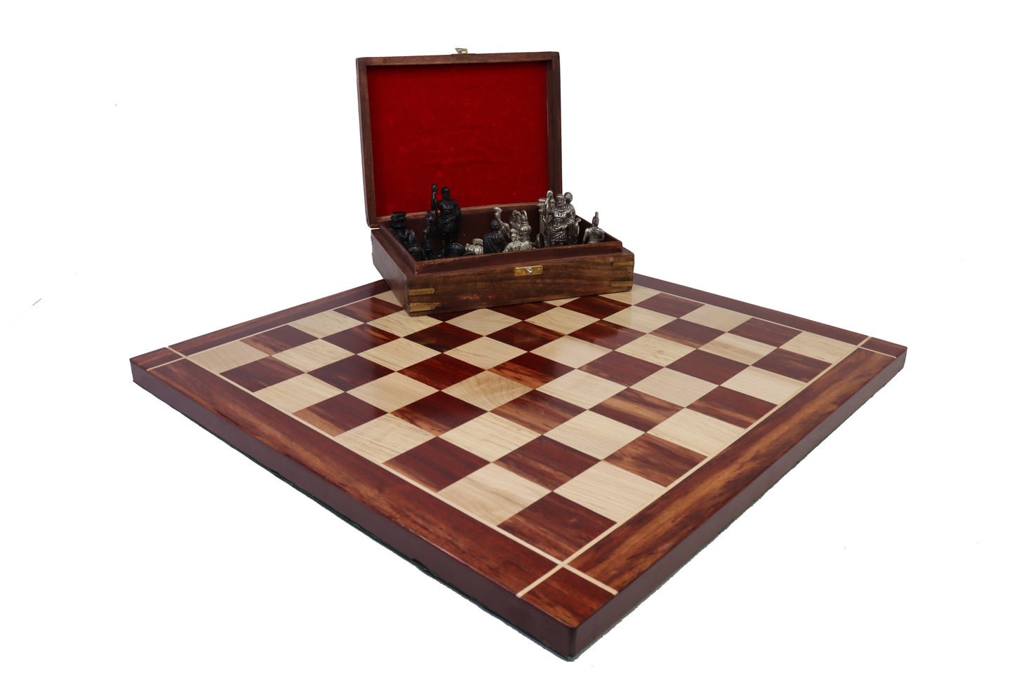 playminds Roman Warrior Handcrafted Metal Chess Set