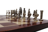 playminds Roman Warrior Handcrafted Metal Chess Set