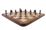 playminds Ancient Roman Empire Luxury Metal Chess Set