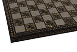 playminds 21" Luxury Roman Empire Minimalist Metal Chess Set | Bud Rosewood & Maple