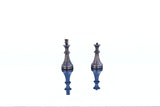 playminds 21" Luxury Roman Empire Metal Chess Set | Artisan Bud Rosewood & Maple