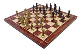 playminds Gold & Black Roman Handcrafted Metal Chess Set