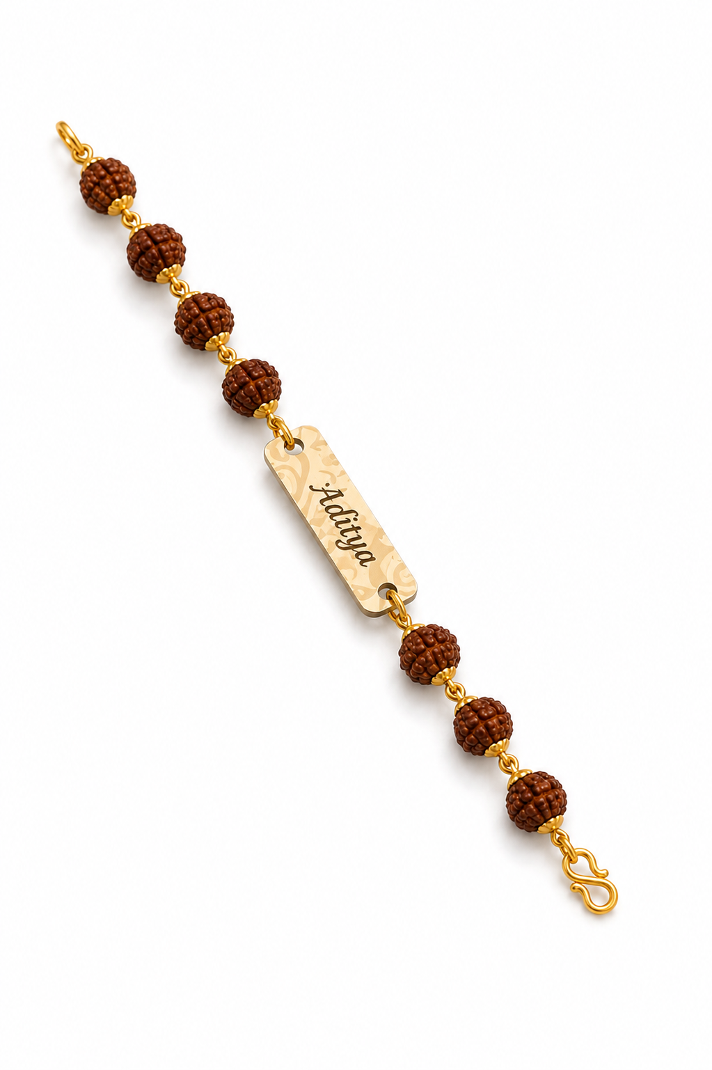 Rakkhi - Personalized Rudraksha Name Bracelet