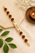 Rakkhi - Personalized Rudraksha Name Bracelet